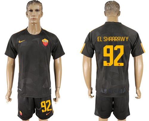 Roma #92 El Shaarawy Sec Away Soccer Club Jersey